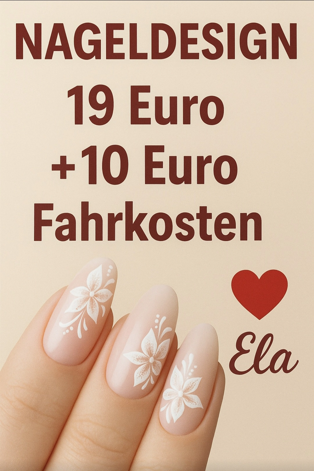Ela Expert - Fußpflege, Hände & Nägel, Kosmetik - Preisliste für Nageldesign