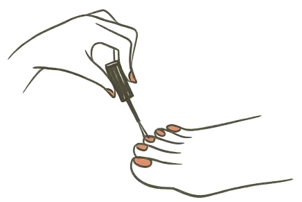 Ela Expert - Fußpflege, Hände & Nägel, Kosmetik - Symbol für Zehennagellack